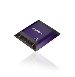 http://front%20facing%20product%20image%20of%20the%20BrightSign%20LS5%20digital%20signage%20player%20on%20a%20white%20background%20with%20shadow