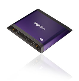 front facing product image of the BrightSign XD5 digital signage player on a white background with shadow