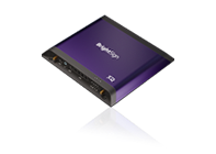 front facing product image of the BrightSign XD5 digital signage player with shadow