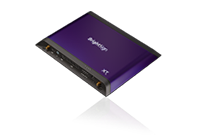 front facing product image of the BrightSign XT5 digital signage player with shadow