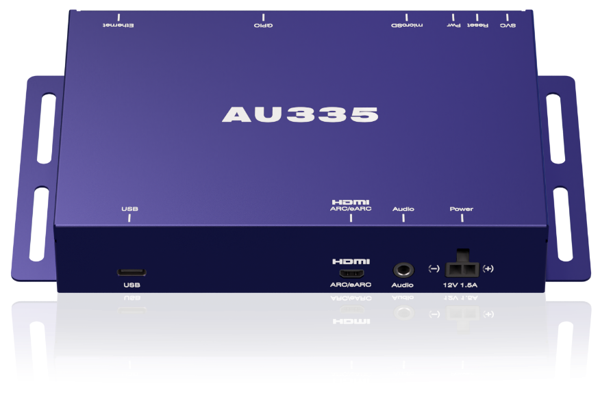 Imagen de producto de los reproductores de audio digital BrightSign AU5