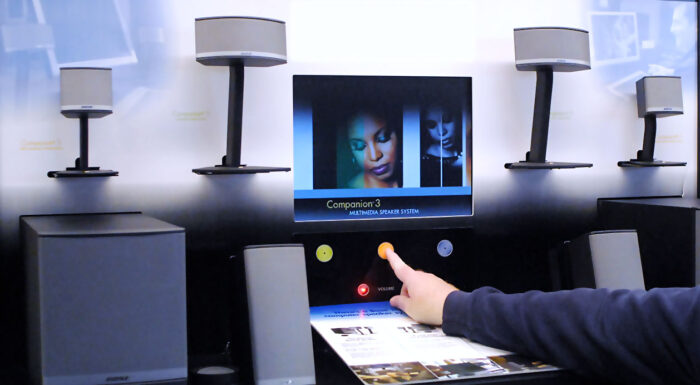 LG audio experience demonstration