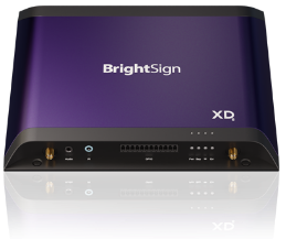 BrightSign XD5 Digital Signage player immagine del prodotto vista dall'alto con ombra a goccia