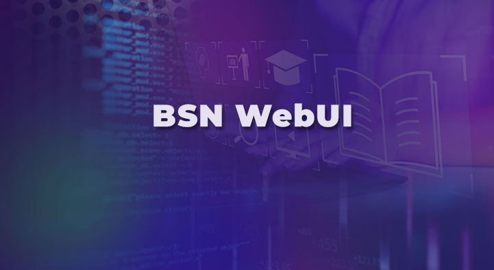 BSN WebUI for developers resource card