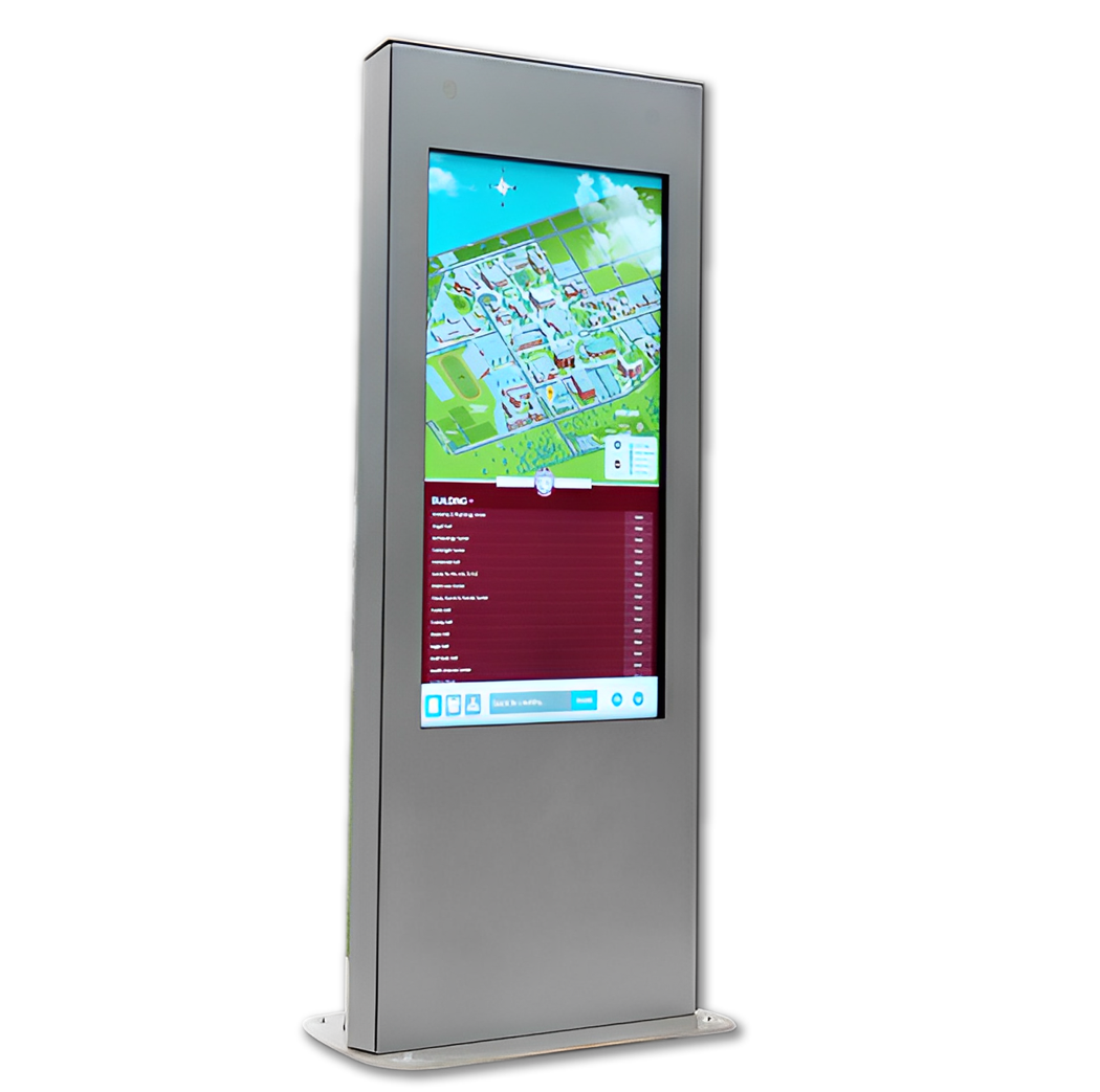 Interactive cross way finding signage using BrightSign digital signage player technology