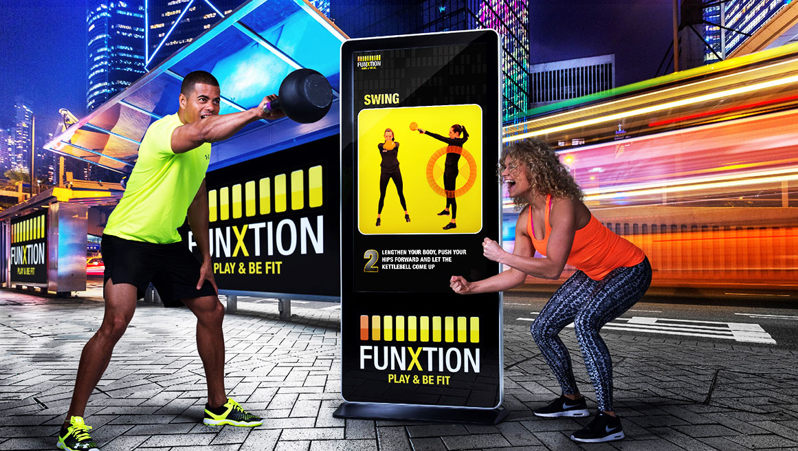 FUNXTION play & be fit en la señalización digital BrightSign
