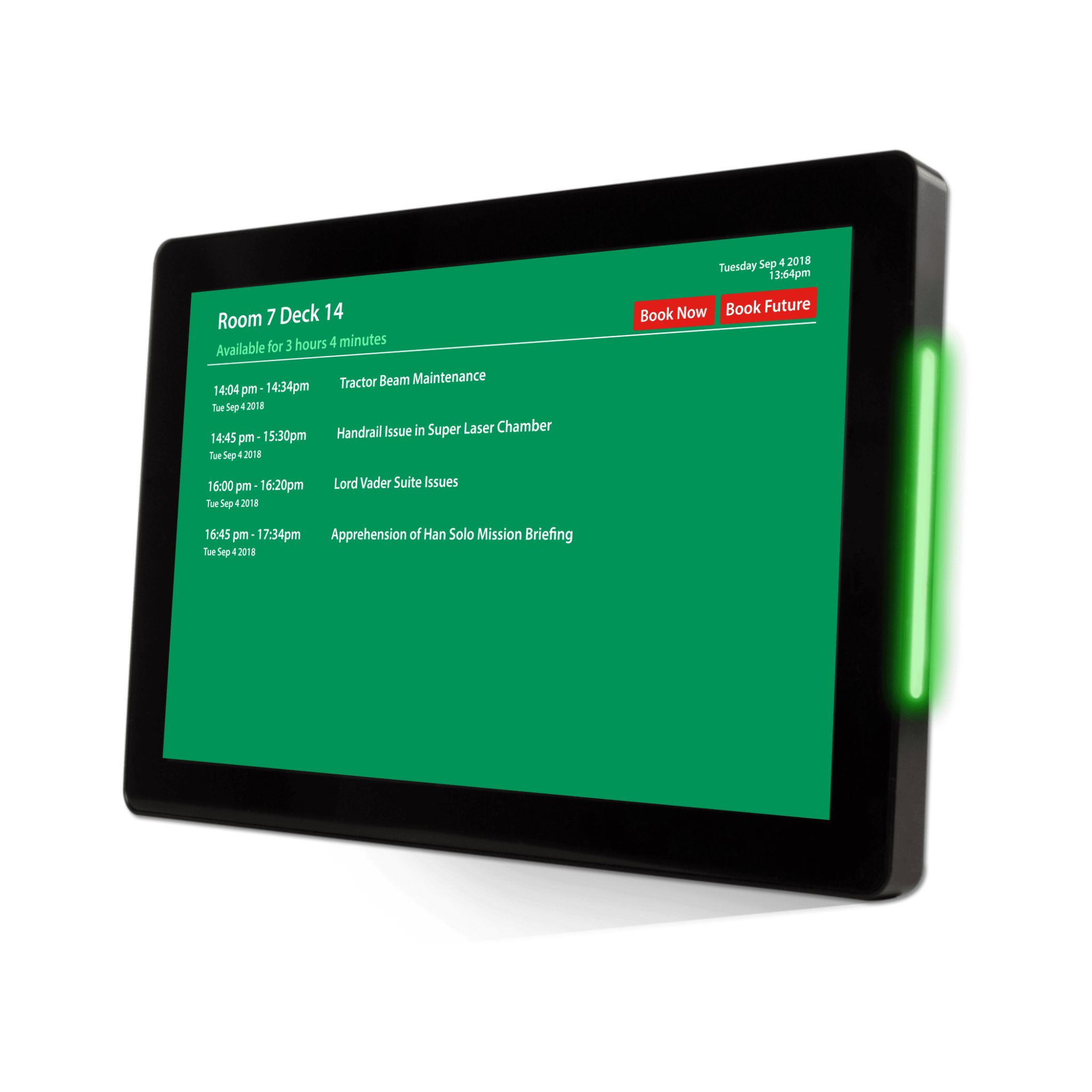 voorbeeld van een digitaal marketingpanel dat gebruikmaakt van BrightSign-technologie