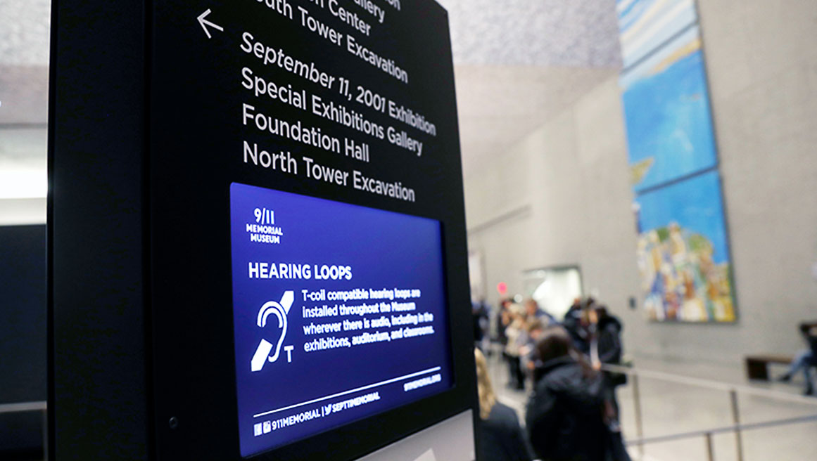 9/11 Memorial Museum digital signage powered by BrightSign