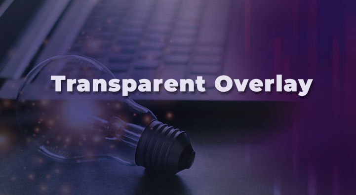 Transparentes Overlay-Ressourcenbild