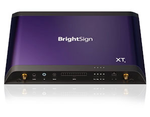 Vue de face du lecteur de signalisation numérique BrightSign XT2145