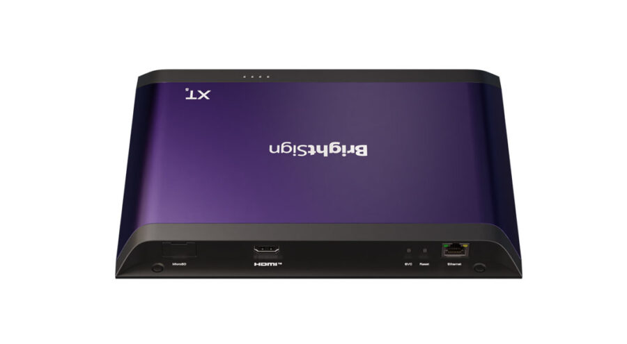 BrightSign XT245 数字标牌播放器背视图