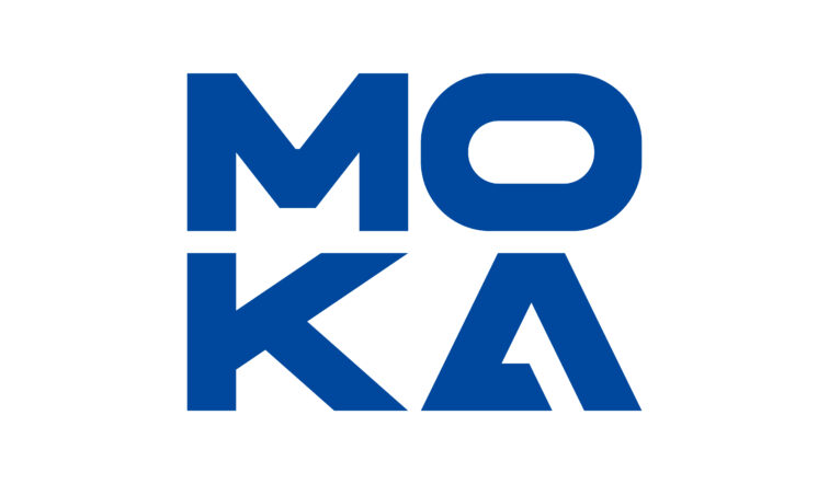 MOKA 徽标，在 BrightSign Built-In 上与 BrightSign 合作。