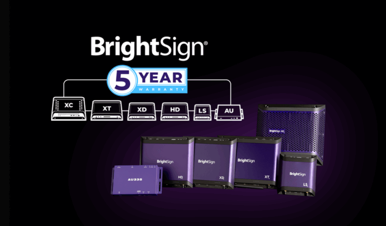 BrightSign 5-jarig garantieprogramma