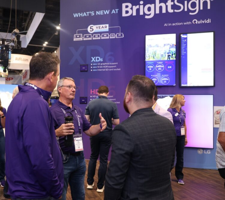 BrightSign & Quividi AI demo at InfoComm 2025