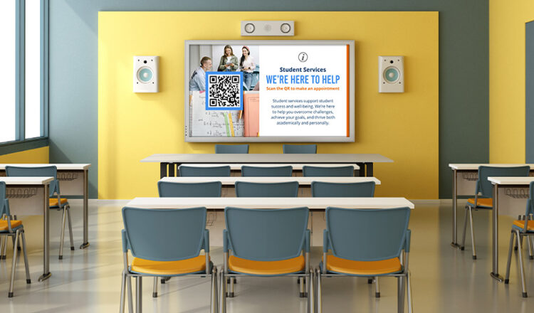 Carousel and BrightSign provide school classrooms with clear communication and emergency messaging via digital signage