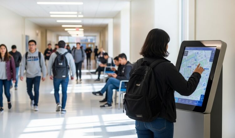BrightSign digital wayfinding for higher education and schools