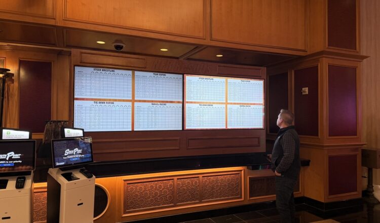 Digital signage for casino & spa at South Point