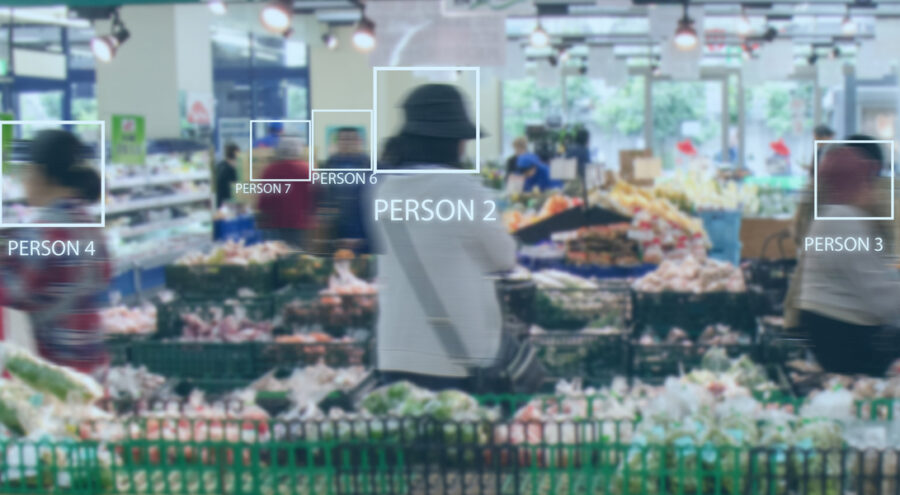 针对零售客户实施的人工智能人体检测隐私功能