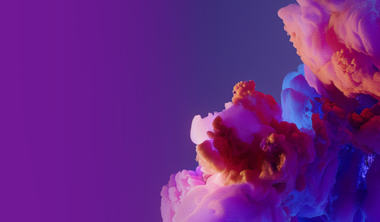 Abstract purple and pink clouds