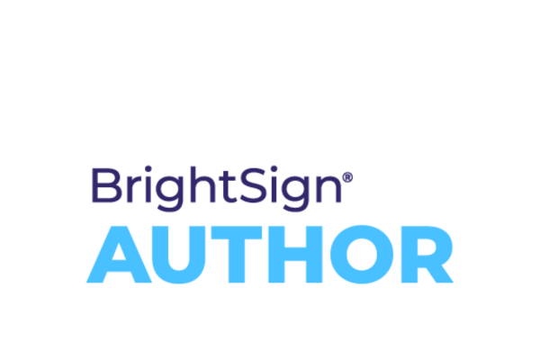 Logo for BrightSign Author content management service