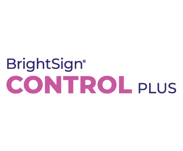 Logo for BrightSign Control Plus fleet management and diagnostics service