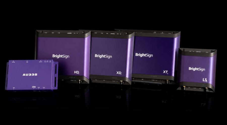 BrightSign's portfolio of Series 6 and Series 5 digital signage players