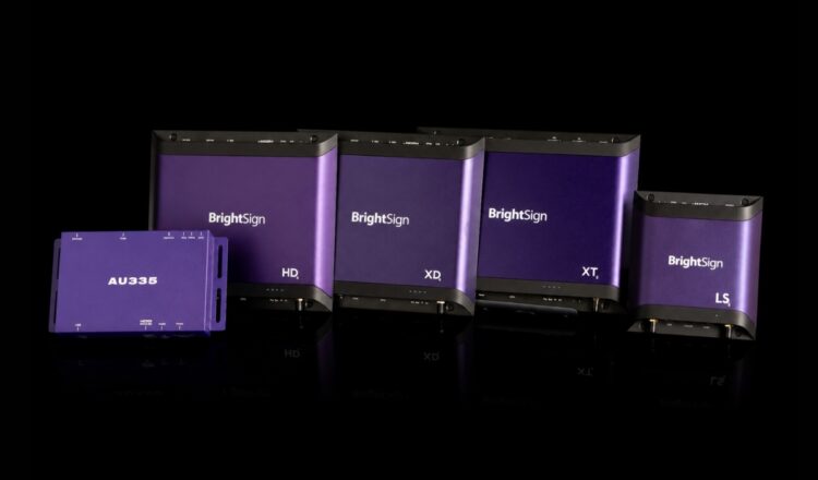 BrightSign シリーズ5およびシリーズ6 デジタルサイネージ用メディアプレーヤーの製品ラインナップ