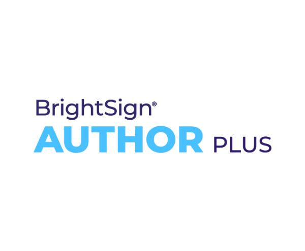 BrightSign Author Plus cloud-based content management services logo
